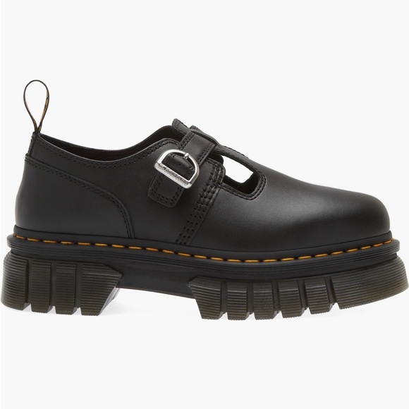 Dr. Doc Martens Audrick T-bar Mary Jane Platform Loafers - Picture 3 of 13
